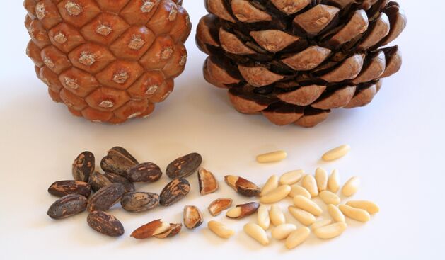 Pine nuts strengthen erections and improve a man's mood. 